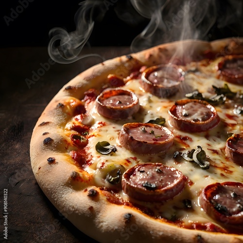 Hot and Tasty Pizza with Perfect Toppings
