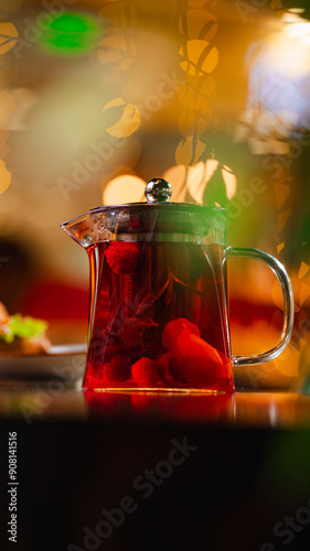 teapot with tea