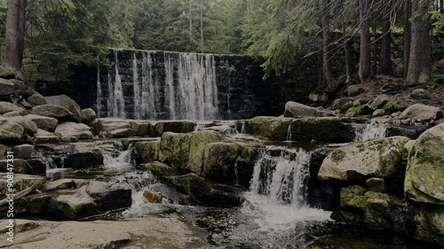 Wild Waterfall, Karpacz, Poland 