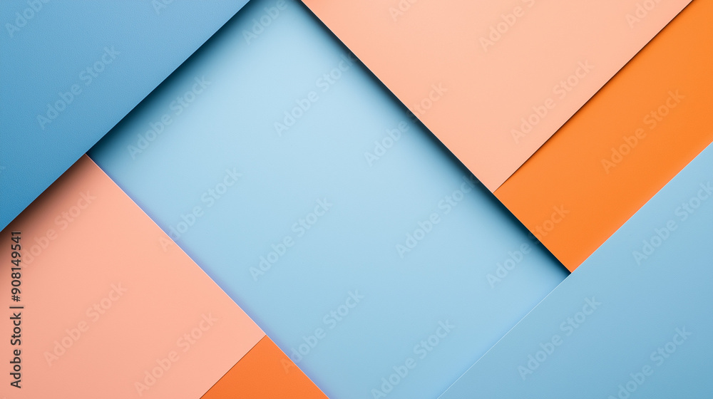 Abstract pastel color paper geometry composition background Abstract pastel color paper geometry composition background