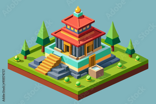 3D Render vector art illustration photo