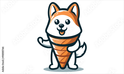 Cute corgi dog winking eye, vector illustration stock illustration
Pembroke Welsh Corgi, Vector, Cartoon, Puppy, -
T Shirt Design,Lettering Phrase covers with white background Hand drawn lettering phr