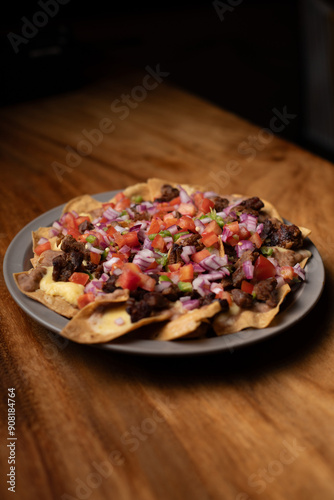 nachos alitas