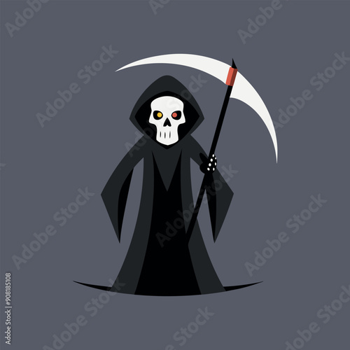 Grim Reaper, grim reaper tattoo vector design