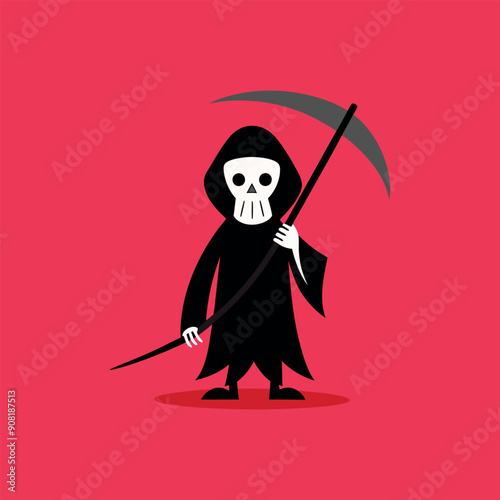 Grim Reaper, grim reaper tattoo vector design