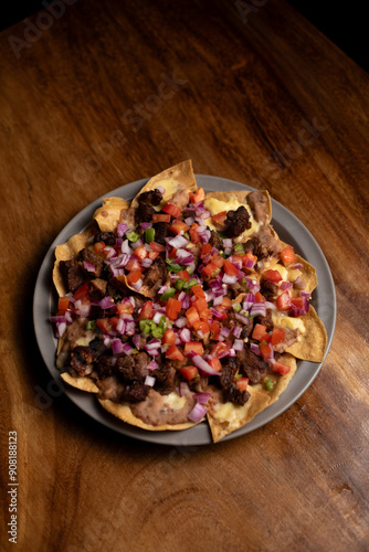 nachos alitas