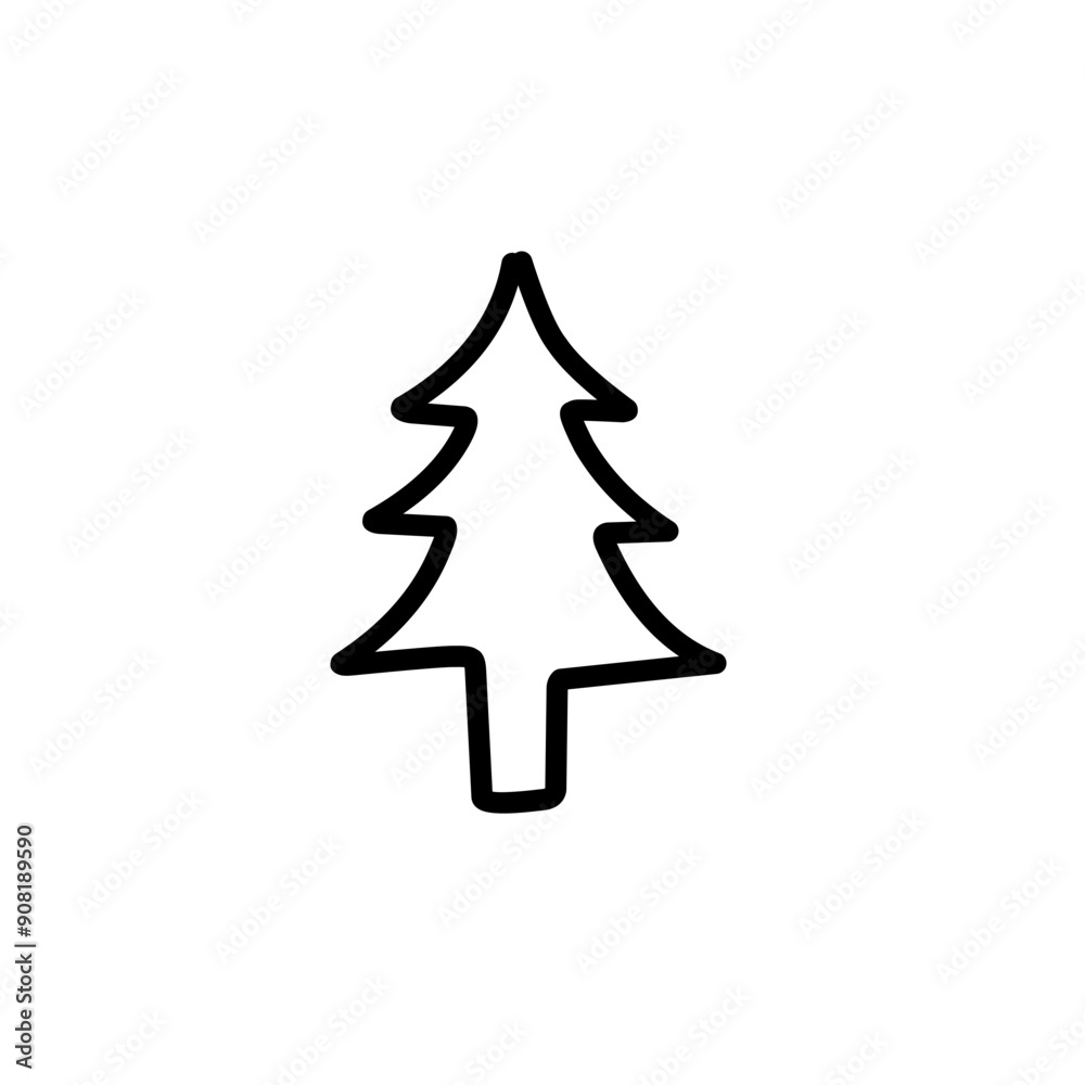 hand drawn line spruce hand drawn line spruce