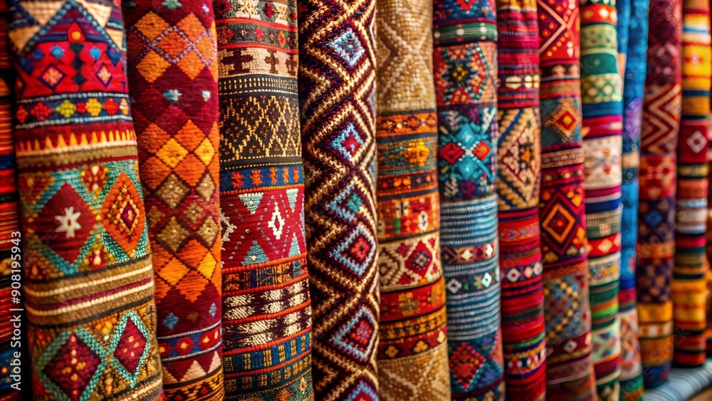 A Tapestry of Textures: Embracing the Richness of Ethnic Fabrics  Generative AI