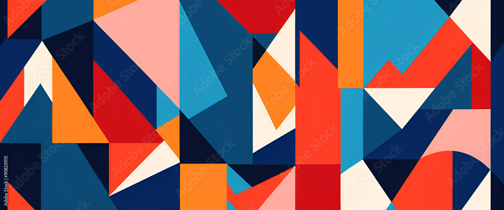 illustrazione con elementi geometrici a tema astratto surreale illustrazione con elementi geometrici a tema astratto surreale