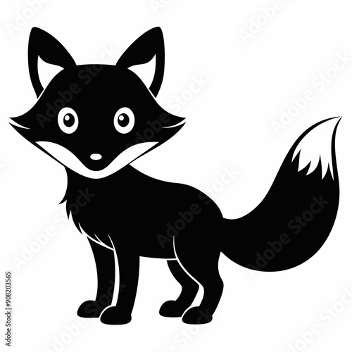 Fox art vector illustration