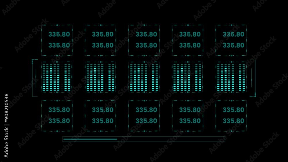 Space HUD Interface animation templet 