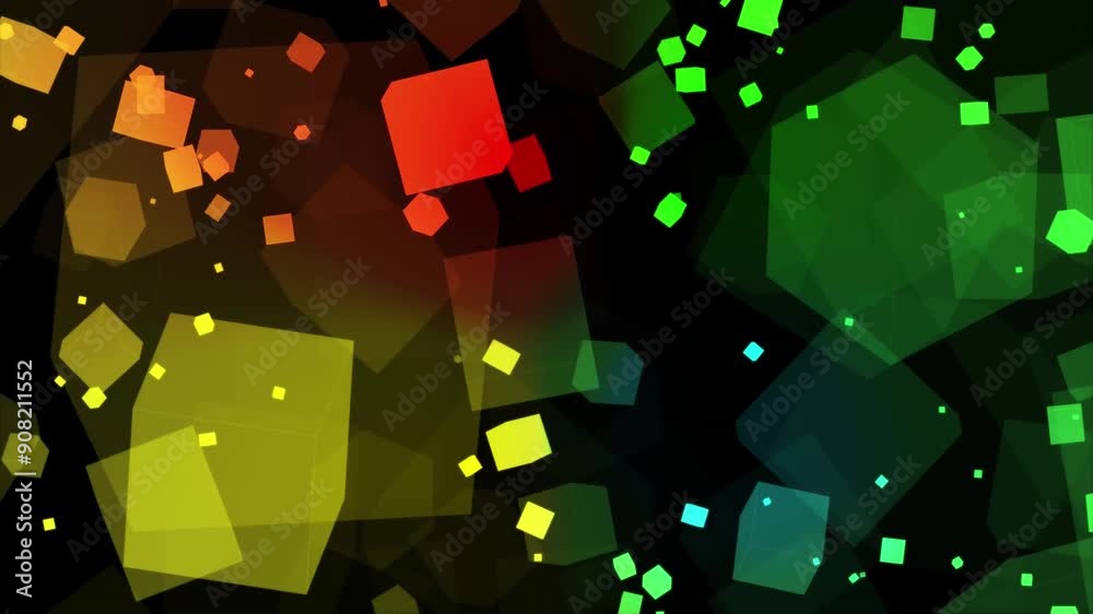 3d cube animation motion templet
