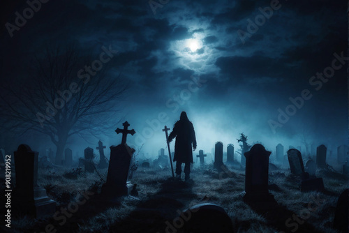 The Rising Undead in the Full Moon