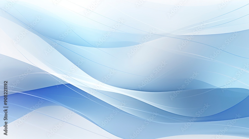 Abstract background with smooth lines in blue and white colors Abstract background with smooth lines in blue and white colors