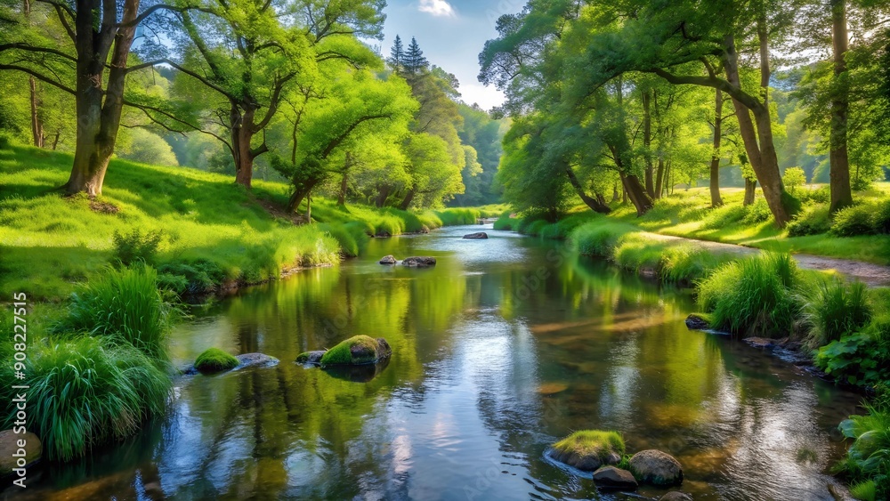 Serene Stream: A Winding Path to Tranquility Generative AI Serene Stream: A Winding Path to Tranquility Generative AI