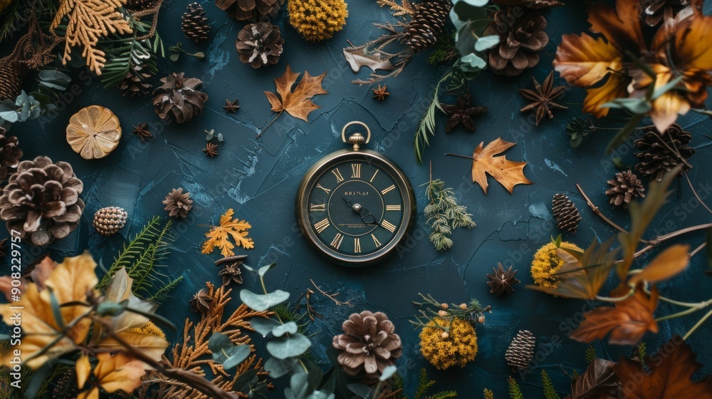 Holiday Countdown with Festive Decor