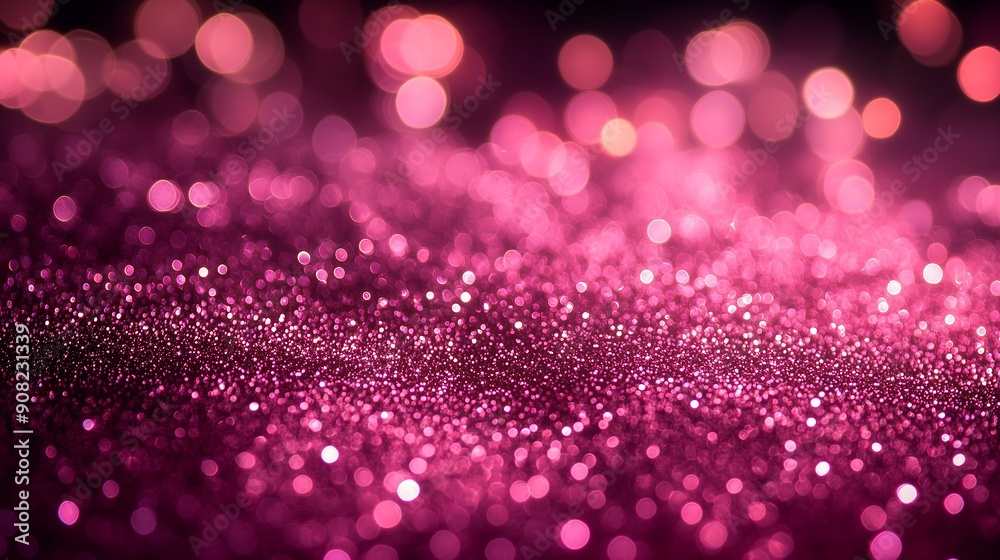 Pink shiny glamour glitter background pattern, sparkling, vibrant, detailed