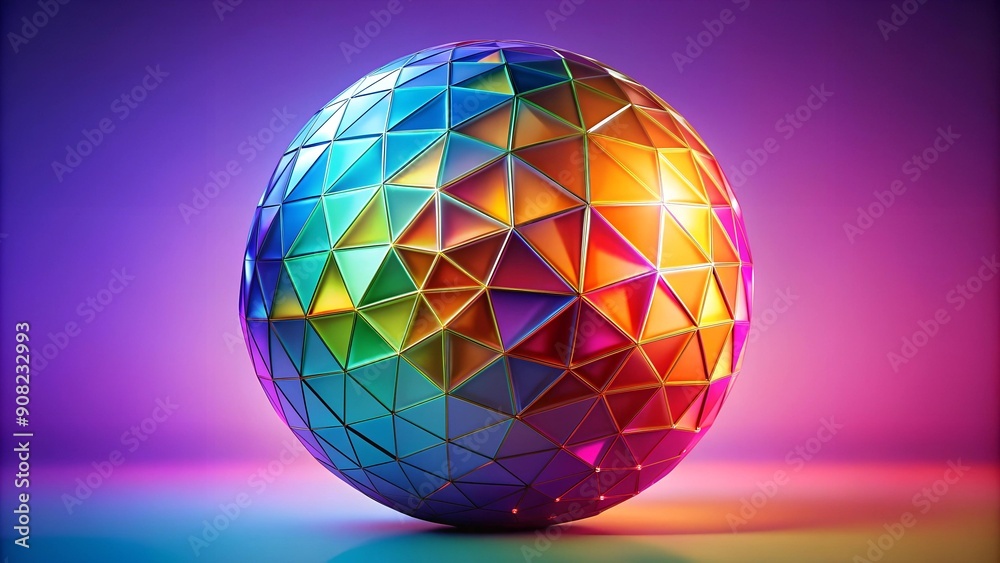 Abstract Geometric Sphere Symphony: A Playful Blend of Colors and Shapes Generative AI Abstract Geometric Sphere Symphony: A Playful Blend of Colors and Shapes Generative AI