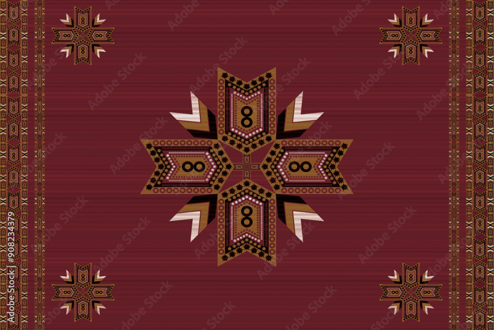 Fototapeta premium red christmas star