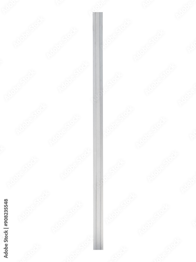 Beam of aluminium profile is isolated. Beam of aluminium profile is isolated.