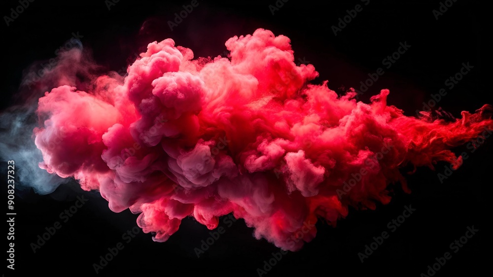 Intense Crimson Smoke Burst: A Dramatic Overlay for Promotional Videos Generative AI Intense Crimson Smoke Burst: A Dramatic Overlay for Promotional Videos Generative AI