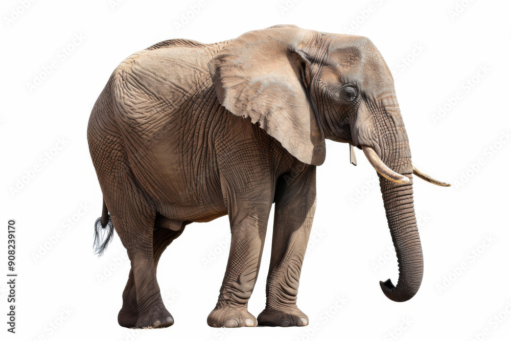 Elephant isolated on white background Elephant isolated on white background