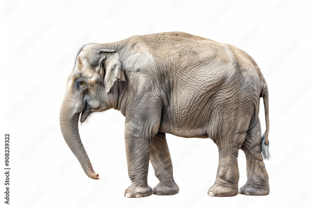 Elephant isolated on white background Elephant isolated on white background