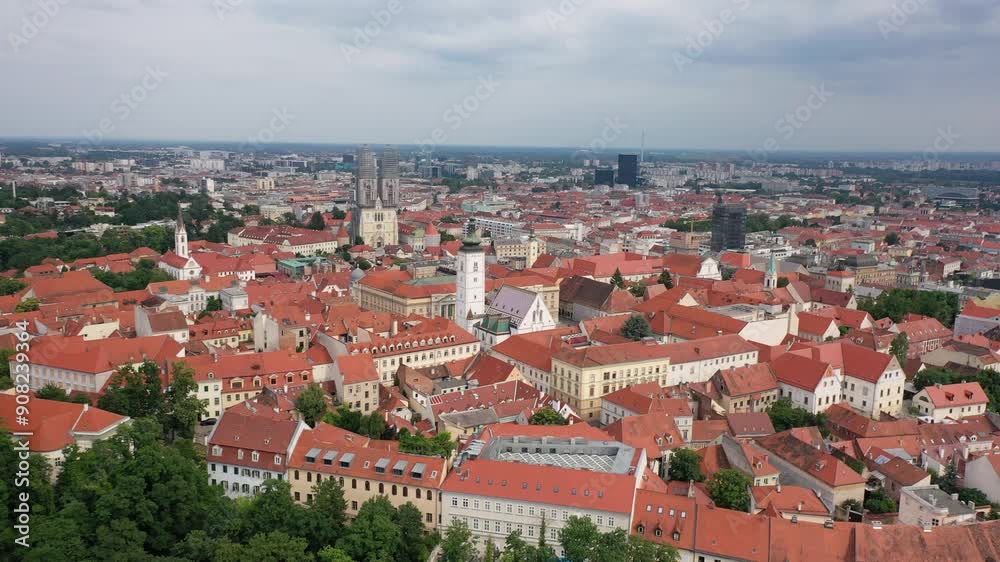 Upper Town Zagreb: historic charm, cobblestone streets Upper Town Zagreb: historic charm, cobblestone streets