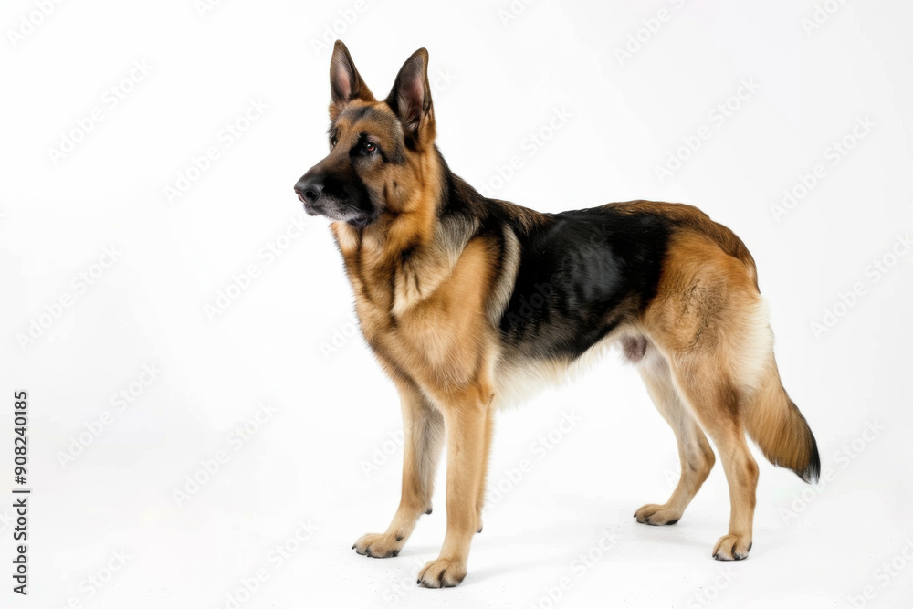 Dog on white background Dog on white background