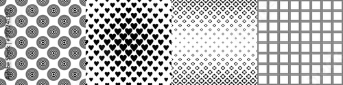 Black and white pattern collection