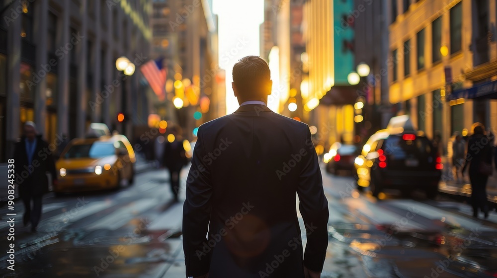 Fototapeta premium Man in the City 7