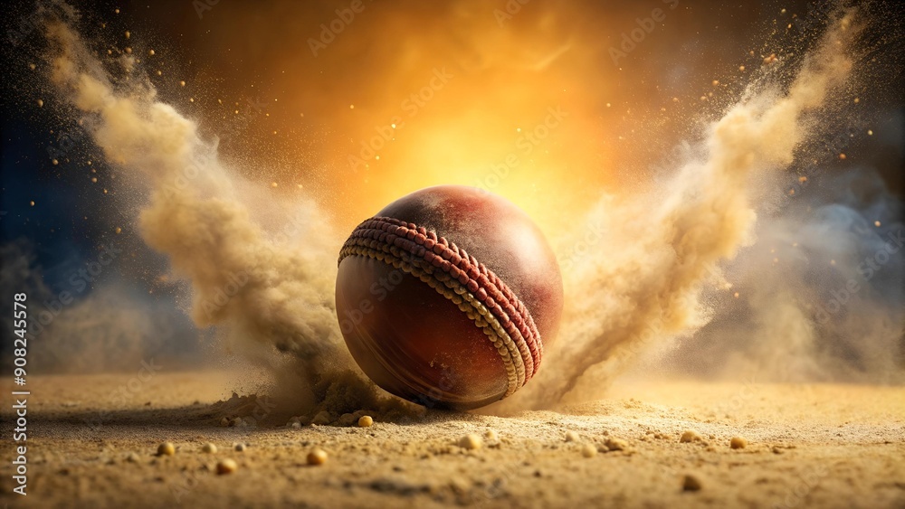 Cricket Ball: A Sandstorm Symphony AI Generated Cricket Ball: A Sandstorm Symphony AI Generated