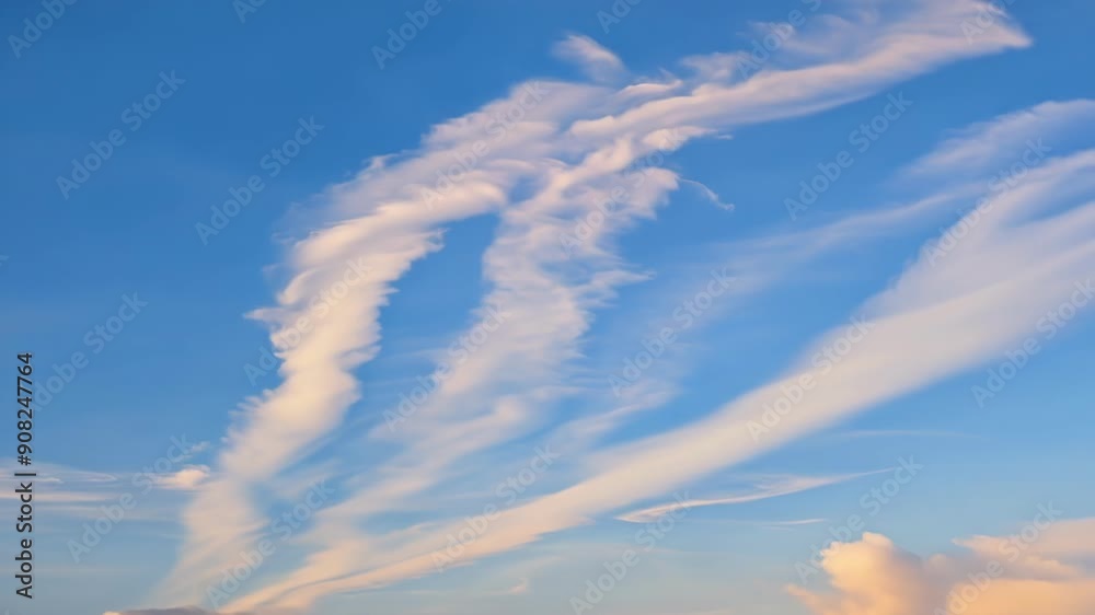 The high altitude clouds seem to dance and swirl as if performing a delicate ballet in the upper reaches of the sky. The high altitude clouds seem to dance and swirl as if performing a delicate ballet in the upper reaches of the sky.