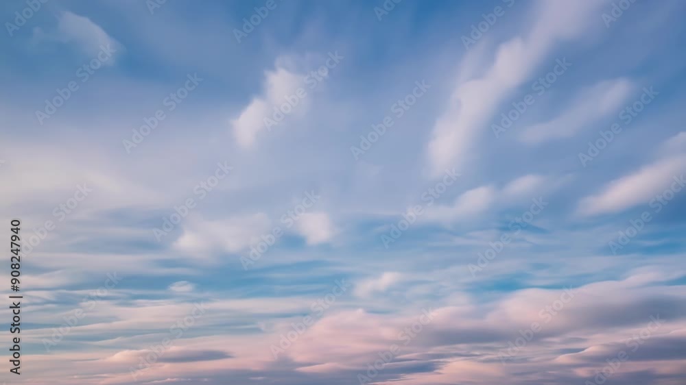The sky is dotted with soft cirrus clouds their feathery edges catching the light and creating a dreamy atmosphere. The sky is dotted with soft cirrus clouds their feathery edges catching the light and creating a dreamy atmosphere.