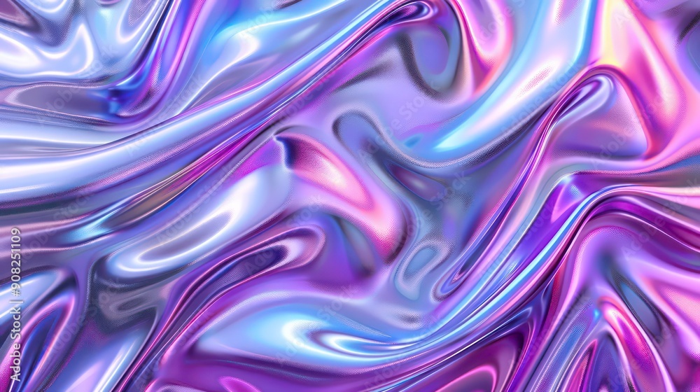 Abstract Iridescent Purple Liquid Texture Abstract Iridescent Purple Liquid Texture
