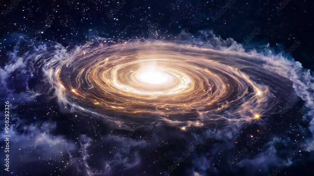 Marvel at the scale of the Milky Way as countless stars and gas clouds gather towards the central supermassive black hole at the Galactic Core. Marvel at the scale of the Milky Way as countless stars and gas clouds gather towards the central supermassive black hole at the Galactic Core.