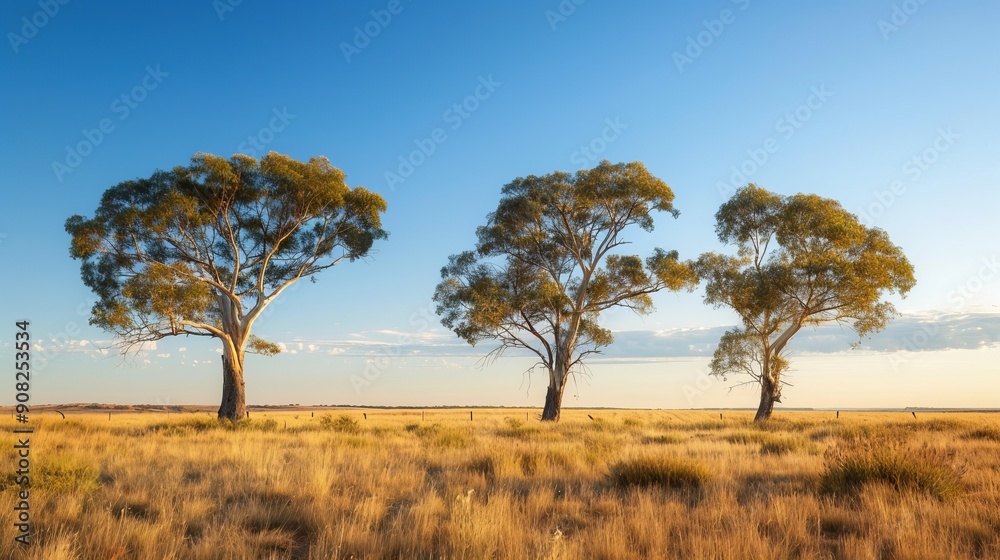 Golden Field with Trees 16 Golden Field with Trees 16