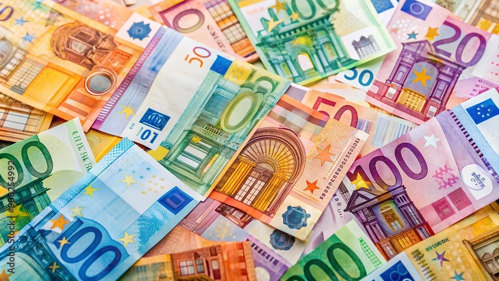 Euro Currency Symphony: A Tapestry of Colors and Denominations Generative AI Euro Currency Symphony: A Tapestry of Colors and Denominations Generative AI