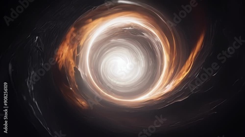 The intensity of the elements is palpable as they clash and swirl within the powerful vortex.