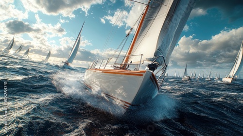 Yacht Racing Navigating and racing sailboats competitively