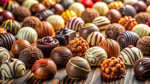 Lindt's Chocolate Dreams: A Whimsical Landscape of Delights  AI generated
