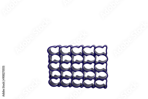 pills on white background