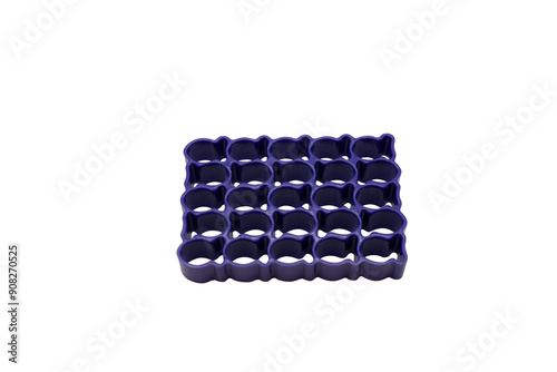 set of black and white beads
