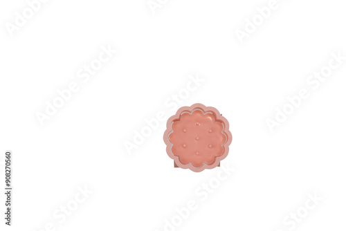 chocolate cream isolated