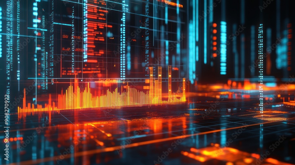 Abstract Digital Data Visualization Abstract Digital Data Visualization