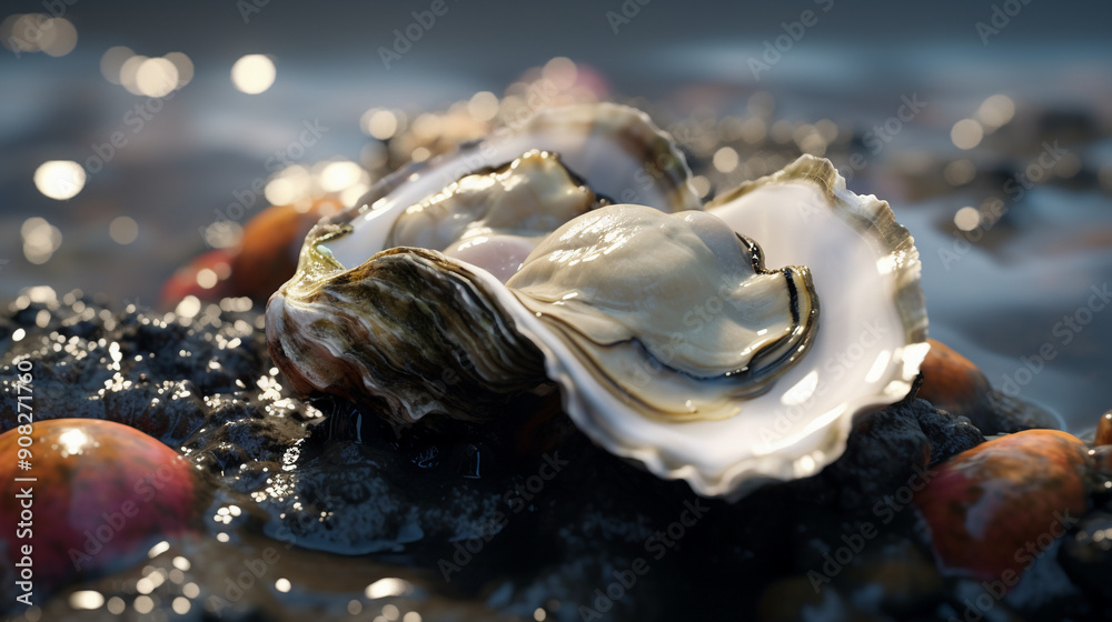oysters on a plate oysters on a plate