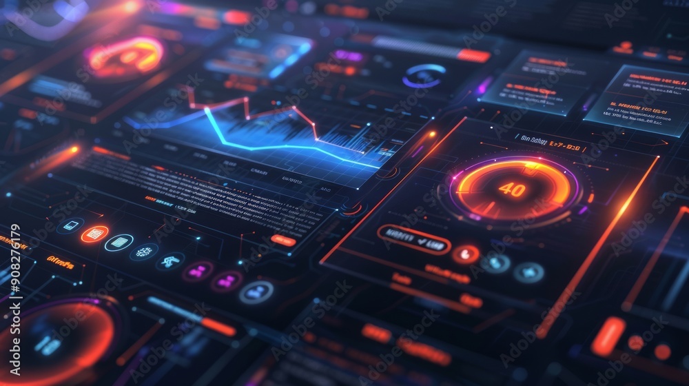 Futuristic Data Interface 1