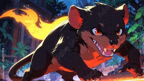 tasmanian devil animal anime