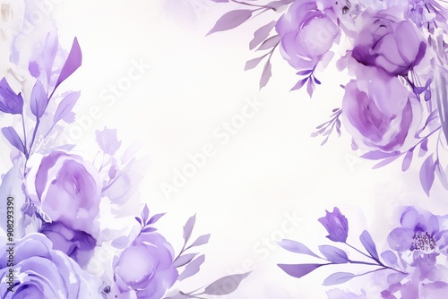 Free watercolor Rose blossom drawing white background