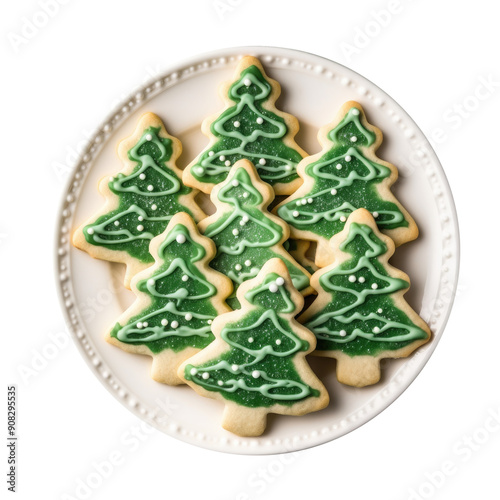 A Plate of Christmas Tree C...